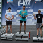 Le podium National avec Nicolas Sartegou Bastien Poudevigne et Olivier Larue